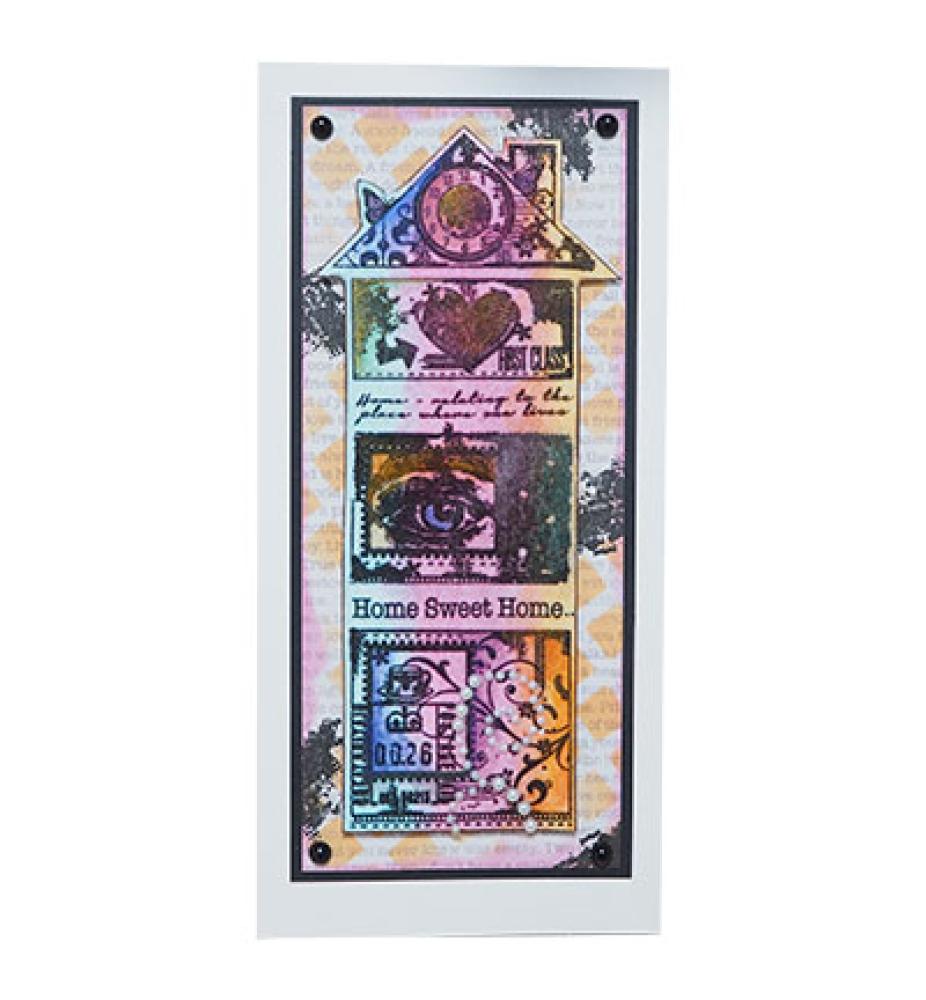 Woodware Clear Magic Stamp Build A Home FRS362