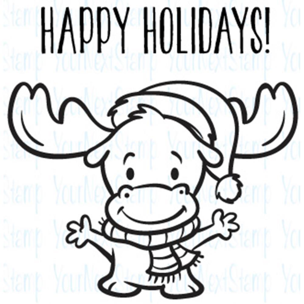 Your Next Stamp Clear Stamps Mini Merry Chris-Moose
