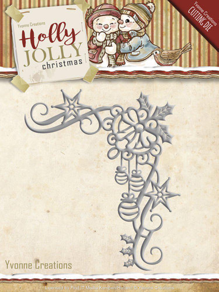 Yvonne Creations Stanzschablone Christmas Decoration