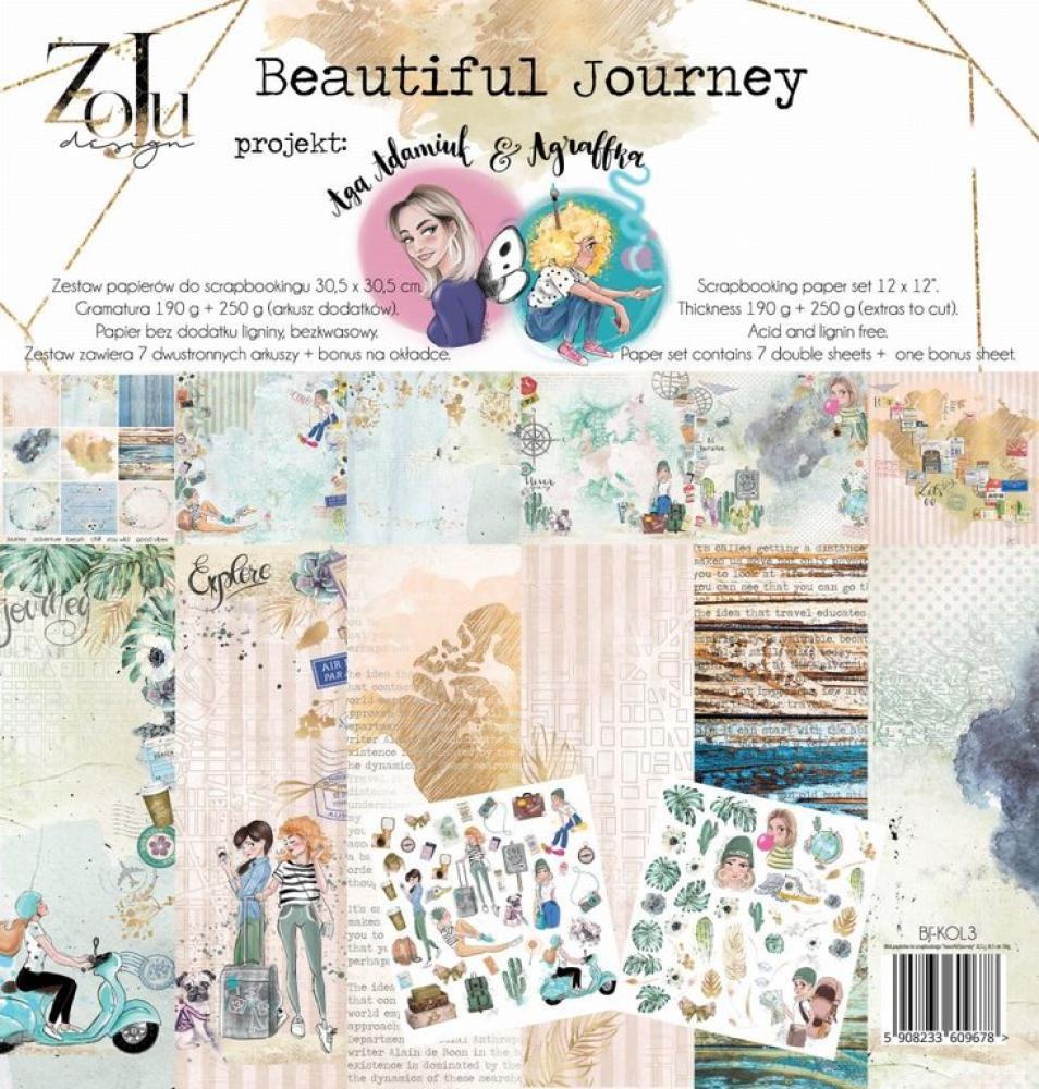 ZoJu Design 12x12 Paper Pack Beautiful Journey