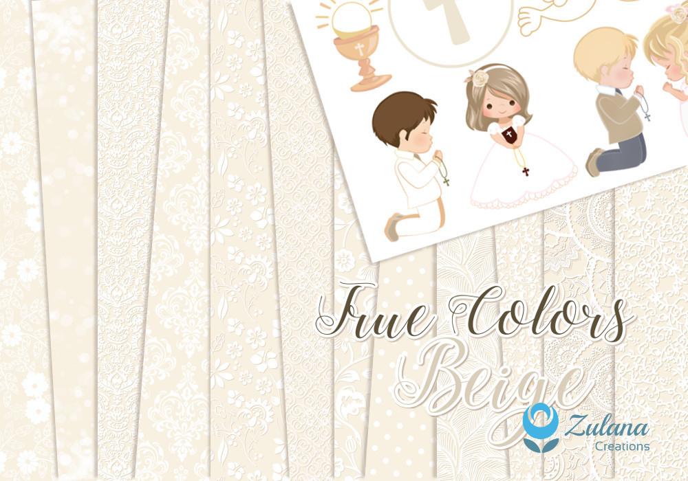Zulana Creations 12x12 Paper Pad True Colors Beige