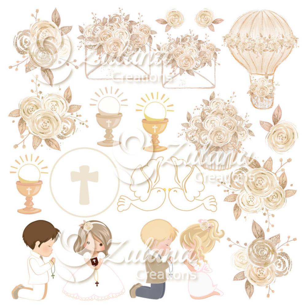 Zulana Creations 12x12 Paper Pad True Colors Beige