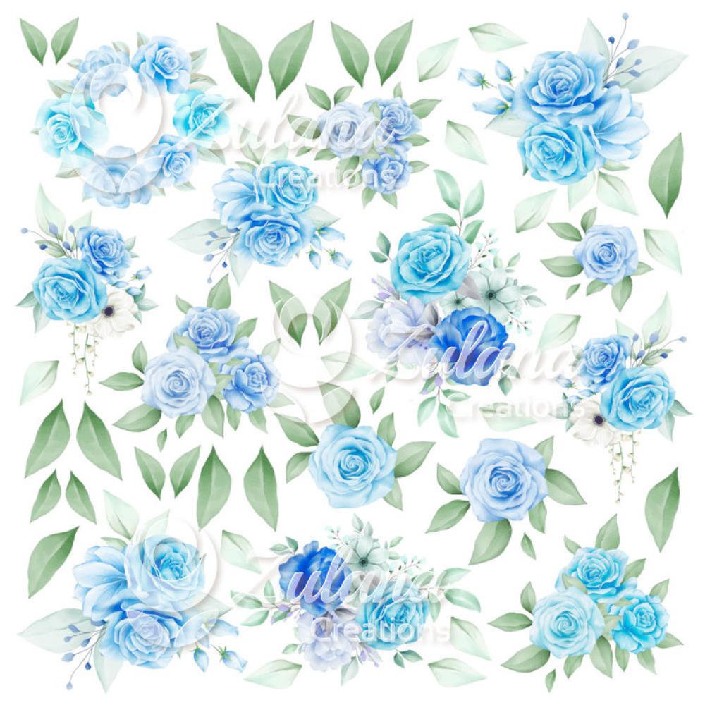 Zulana Creations 12x12 Paper Pad True Colors Blue