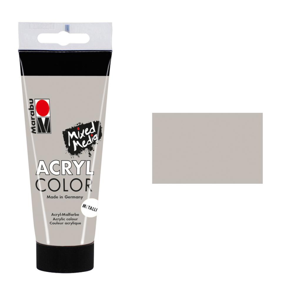 Marabu Acryl Color Mixed Media Silber Metallic  #120150082