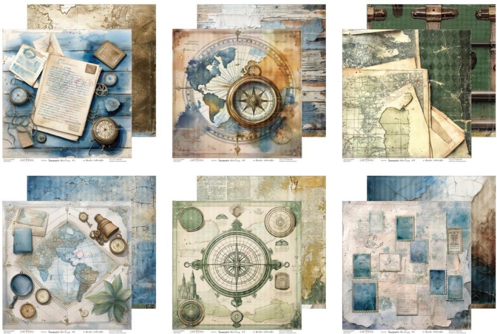 Craft o Clock Summer Adventures 6x6 Paper Pad