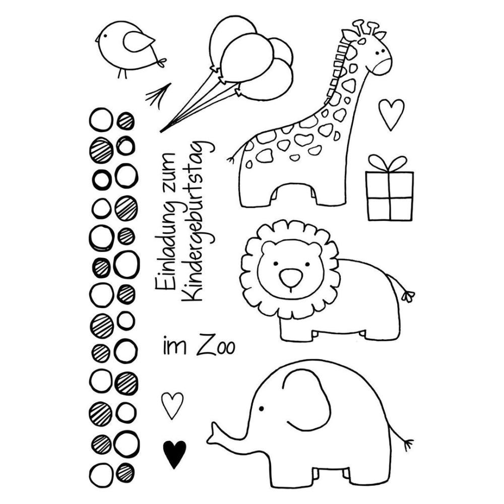 efco Clear Stamp Zoo Kindlich ... #1227