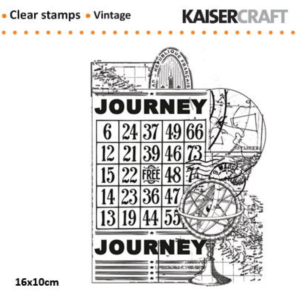 Kaiser Craft Clear Stamp - Vintage Journey