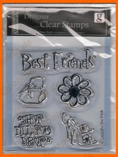Designer Clear Stempel - Best Friends