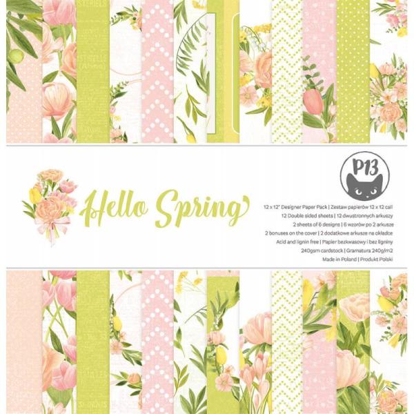 Piatek 13 Paper Pad 12x12 Hello Spring