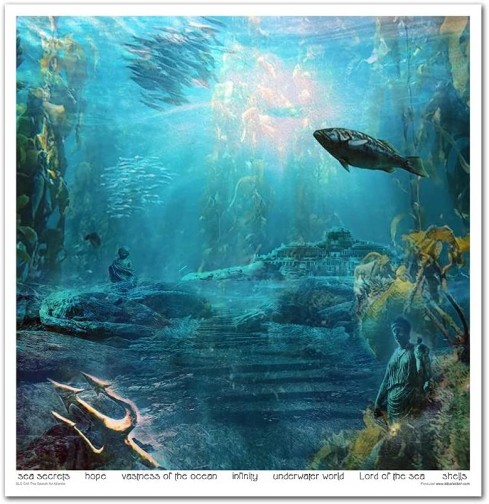 ITD Collection Paper Pad 12x12 The Search for Atlantis #048