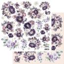 #43 Alchemy of Art In Purple Colors 12x12 Paper Sheet 09