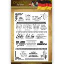 Amy Design Clear Stamp Oriental Deutsche Texte #10043