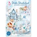 CBB001 Ciao Bella Winter Wonderland A4 Junk Journal Ephemera Book