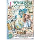 CBB006 Ciao Bella Wanderlust A4 Junk Journal Ephemera Book