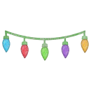 Cheery Lynn Designs Dies Christmas Lights Swag