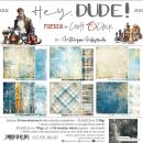 Craft O Clock Hey, Dude! 8x8 Paper Pad