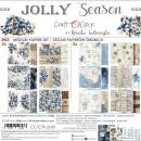 Craft O Clock Jolly Season 8x8 Paper Pad MIX