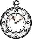 Crafty Impressions Stamp Pocket Watch
