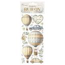 DFLRB163 Stamperia Timeless Rub On Air Balloons