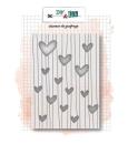 DIY & Cie Embossing Folder Flower Hearts