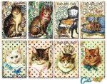 #46 Decorer Mini Scrapbook Paper Cats