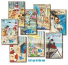 #80 Decorer Mini Scrapbook Paper Set Lets go to the Sea