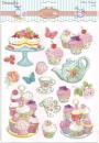 Dovecraft A4 Glittered Stickers Cakes