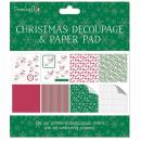 Dovecraft Christmas FSC Decoupage Paper Pad White Bears #003