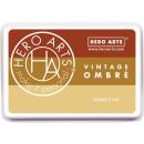 Hero Arts Ombre Ink Pad Vintage Metallic Rust