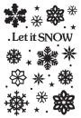 Hobby Solution Prägeschablone Christmas Let It Snow #HSFC002