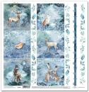 ITD Collection 12x12 Sheet Christmas in Blue #0780