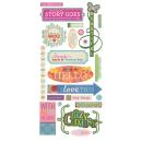 Indie Bloom Collection Title Stickers