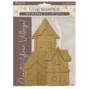 KLSM46 Stamperia Silent Sea MDF Crafty Shapes Blanks House