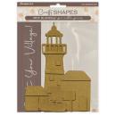 KLSM49 Stamperia Silent Sea MDF Crafty Shapes Blanks Lighthouse