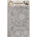 Stamperia A4 Greyboard Casa Granada Decorations #451