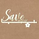 KORA Projects Chipboard Save the Water #2447