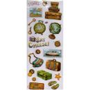 Knorr Prandell Transparent Glitter Sticker Urlaub