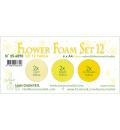 Leane Creatief Flower Foam Yellow Set 12