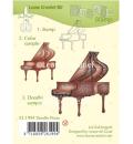 Leane Creatief Stamp Doodle Piano