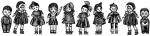 Lost Coast Designs Stamp Dolls Border