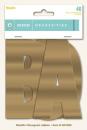 SALE MME My Mind Eye´s Metallic Monogram Alphas Golden