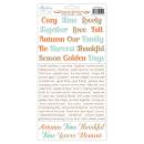 Mintay Papers Autumn Splendor 6x12 Paper Stickers Words