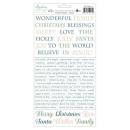 Mintay Papers Christmas Blessing 6x12 Paper Stickers Words