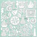 D104 Mintay Chippies Decor Seashore Filigree