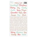 Mintay Papers Merry & Joy 6x12 Paper Stickers Words