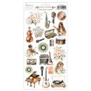 Mintay Papers Music Garden 6x12 Paper Stickers Elements
