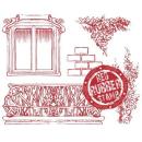 Make It Crafty Stamp Window Wall Elements