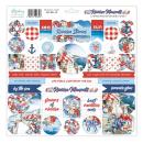 Mintay Papers Riviera Moments 12x12 Chipboard Ephemera Sheet
