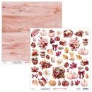 Mintay Papers Rust & Rose 12x12 Paper Sheet Elements 09