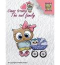 Nellie Snellen Clear Stempel Mother with Baby